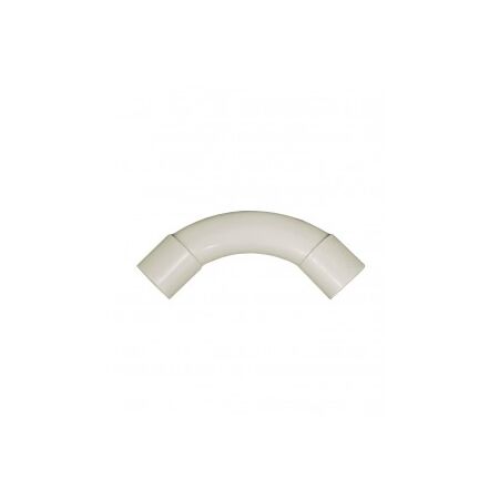 Bend Standard 90 Degrees 25mm 80 Radius Heavy Duty PVC Grey