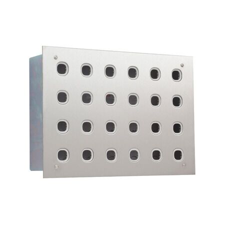 Switch 24Gang S/Steel White