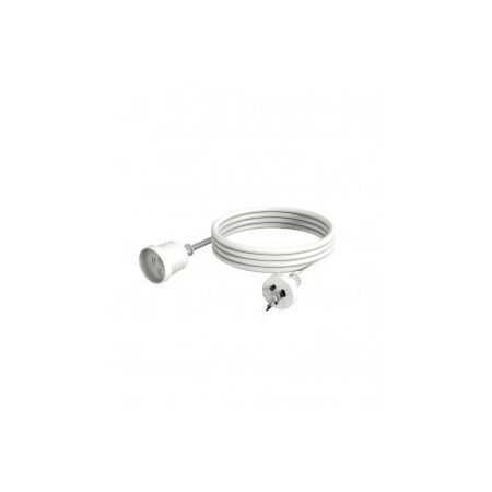 Cord Extension Skt 10A 250V Length 5m Wh