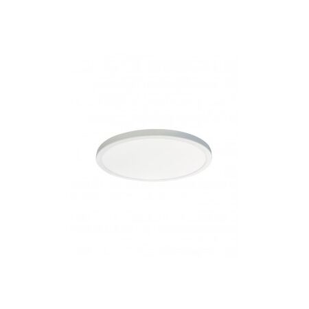 Oyster Light Small LED 24W 2880lm 220-240V ac CCT3 Selectable 3K 4K 5.7K Dia 300 x 34 IP54 White Dim