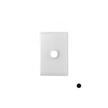 Switch Plate Glass Look 1 Gang Less Mechanism Grid and Cover Only White Cover White Grid