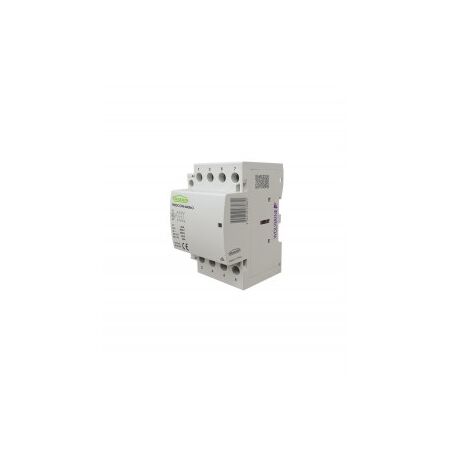 Contactor 40A 400V ac 4 Pole 230V ac CoilÂ 3 Module Wide 4 Normally Open