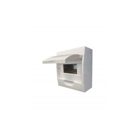 Switchboard Surface Mount 8 Way 100A 415V ac IP40 with White Door for Indoor Use
