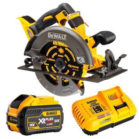 CIRCULAR SAW, 184mm 54V XR BRUSHLESS, 9Ah KIT