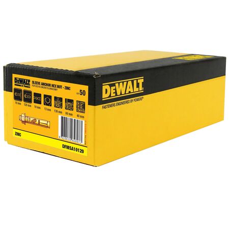 SLEEVE ANCHOR, HEX HEAD Z/P 10 x 120mm [10]