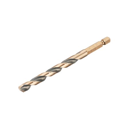 DRILL BIT, HEX BLACK AND GOLD IMPACT, METAL 7.5mm