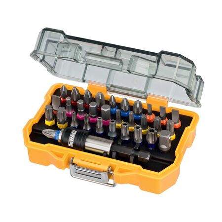SCREWDRIVER BIT SET, XSTC 32PC HIGH PERFORMANCE, COLOUR CODED