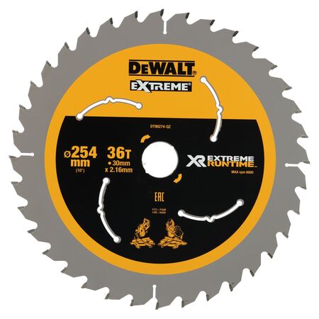 BLADE, CIRCULAR SAW XR EXTREME 254mm x 30mm(MULTI) 40TPI WOOD