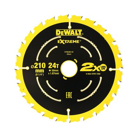 SAW BLADE, EXTREME 210mm x 24T (16/25/30mm)