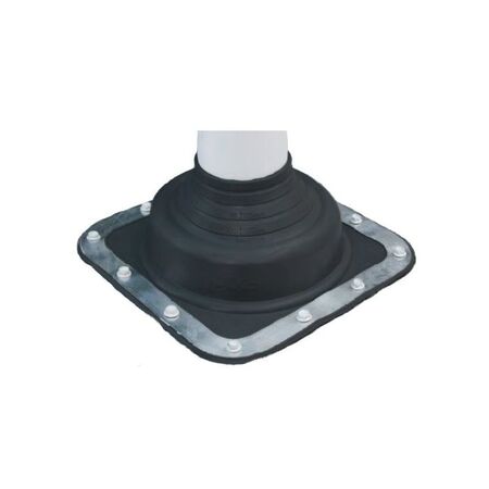 FLASHING #9, 230-508mm PIPE 681 x 681mm BASE, BLACK PREM