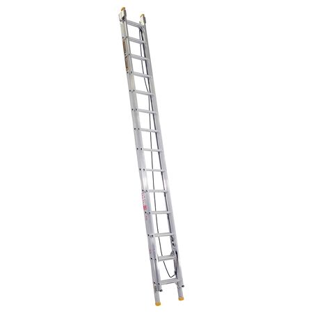Extension ladder 4.3-7.6m (14-25ft) Aluminium 130kg Industrial