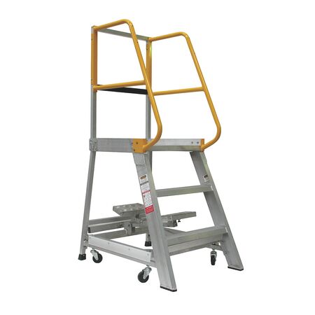 Order picking ladder 0.9m (3ft) Aluminium 200kg Industrial