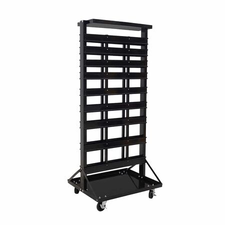 Storage Rack Single Sided with Bins