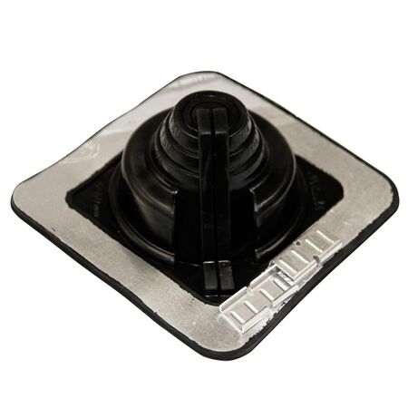 FLASHING #5, 108-190mm PIPE 366 x 366mm BASE, BLACK COMBO