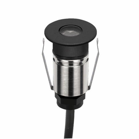EMIT 25MM 1W 36° LED TRIO 12/24V DECKLIGHT SS BLACK 