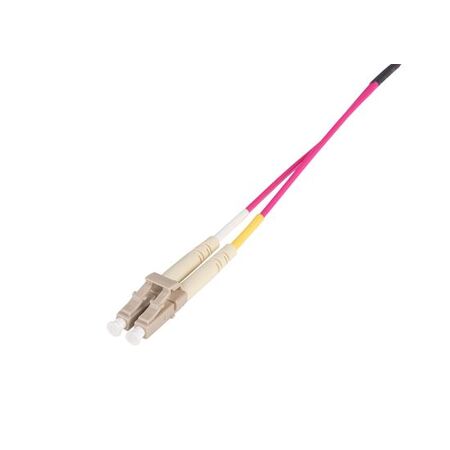 PATCH LEAD FIBRE, LC/LC DUPLEX MULTI-MODE OM4 50U, 15m