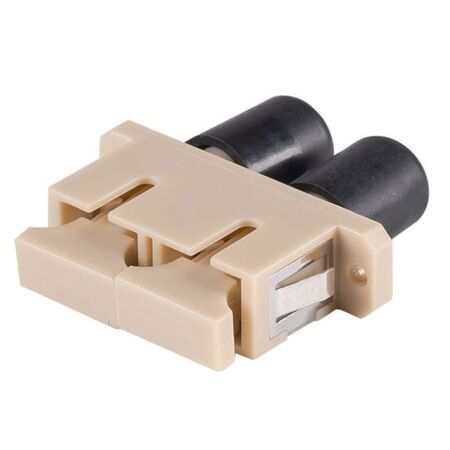 FIBRE ADAPTOR, MULTI MODE SC/ST DUPLEX, PHBR, BLUE