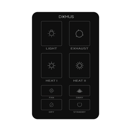 BATHROOM HEATER REPLACEMENT SWITCH BLACK