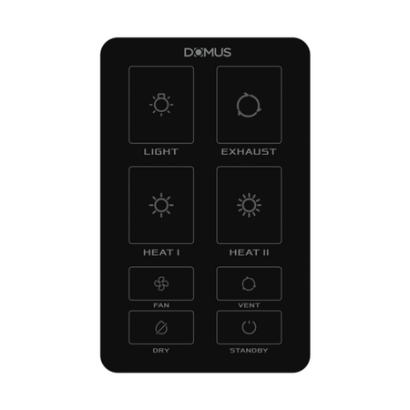 BATHROOM HEATER REPLACEMENT SWITCH BLACK