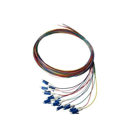 PIGTAIL, FIBRE OS2 ST SINGLE-MODE, 2m [12]PK COLOURS