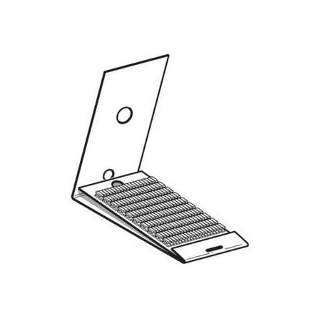 Cable Marker Letter A | Durable Plastic | Fits Standard Cable Sizes | Resistant to Wear | @Pack of 1 | by Clipsal