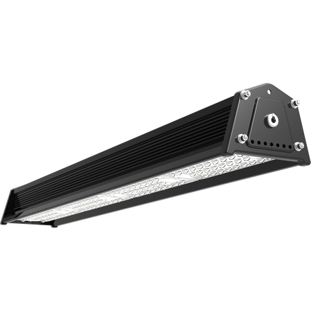 90W LED High Bay Light | 5000K Cool White | 50°x90° Lens | Adjustable Hanging Cable | by Enlighten