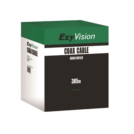 Coax Cable RG6 Quad 305m Box