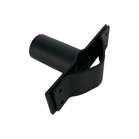Pole Mount Bracket Accessory | Fits 50-120mm Round Poles | Durable ADC12 Aluminium | Powder Coated RAL 7038 | by Enlighten