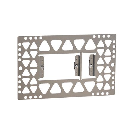 Clipsal Mounting Accessories Bracket | 120mm Recessed Mount | Silver Metallic Finish | SVHC Free | @Pack of 20 | by Clipsal