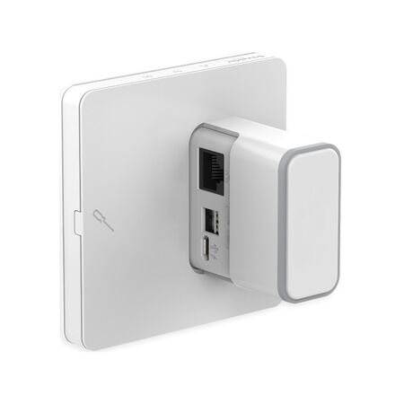 Wiser Hub Table Stand | Custom-Designed for Clipsal Wiser Hub | Non-Slip Base | White | by Clipsal