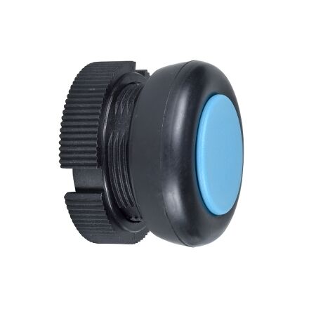 Button Push Booted Blue | IP65 Rated | Momentary Action | Durable Plastic | by Clipsal
