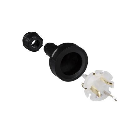 Plug Top 10A | 250V Rated | 3 Pin Australian Standard | Black Finish | @Pack of 1 | by GAF