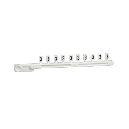 Terminal Marker No.3 | Pre-Printed for Clear Identification | Durable Plastic | @Strip of 10 | by Clipsal