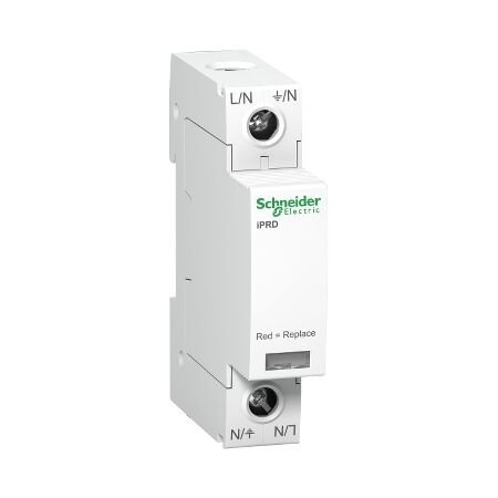 Surge Protection Device iPRD 20 20kA 350V 1P | DIN Rail Mount | Visual Status Indicator | Replaceable Cartridge | @Pack of 1 | by Clipsal