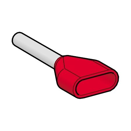 Twin Cable End 2x1 mm² | Secure Electrical Connection | Durable Materials | by Clipsal