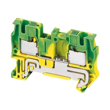 PUSH-IN Terminal Protective E | Tool-Free Connection | 800V Rated | Green/Yellow | @Pack of 1 | by GAF