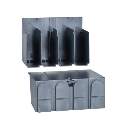 Long Terminal Shield 3P INS125 | High-Grade Insulating Plastic | Snap-On Installation | by Clipsal