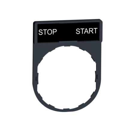 STOP-START Control Panel Legend | Durable Plastic | High Visibility | @Pack of 1 | by GAF