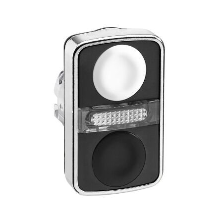 Metal Double Headed Pushbutton | Robust Metal Construction | IP66 Rated | Dual Control Functions | @Pack of 1 | by Clipsal