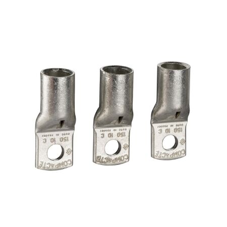 3 CU 120MM² Crimp Lugs PH BARR | High Conductivity Copper | Tin-Plated | @Pack of 1 | by Clipsal