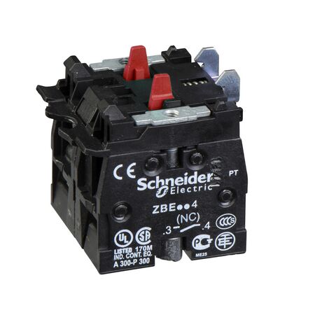 Contact Block 2 NC High Current | 10A Rated | Snap-On Mounting | by Clipsal