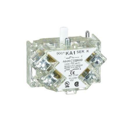 Contact Block 1NO/1NC | 600V AC Rated | Snap-On Mounting | High Mechanical Durability | @Pack of 1 | by Clipsal