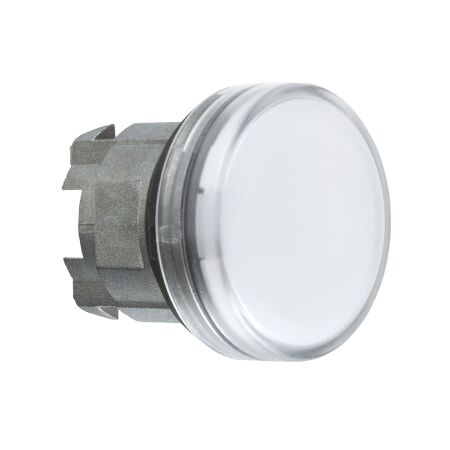 Pilot Light Head | 22mm Diameter | White Plain Lens | Metal Construction | by Clipsal