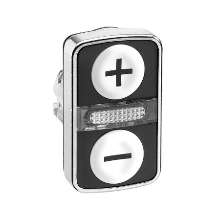 Metal Double Headed Pushbutton | Robust Metal Construction | IP66 Rated | Dual Control Design | @Pack of 1 | by Clipsal