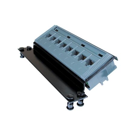 Telephone Patch Panel | 2 Lines & 4 Extensions | Durable Construction | Wall/Rack Mountable | @Pack of 1 | by Clipsal