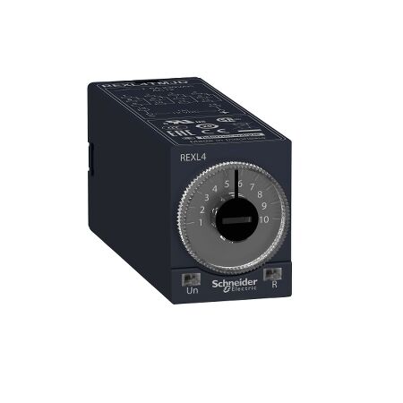 Mini Plug-in Timer 4C/O 24VAC | 4 Changeover Contacts | LED Status Indication | by Clipsal