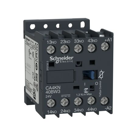 K Control Relay 4No 24V AC | 10A Rated Current | DIN Rail Mountable | by Clipsal