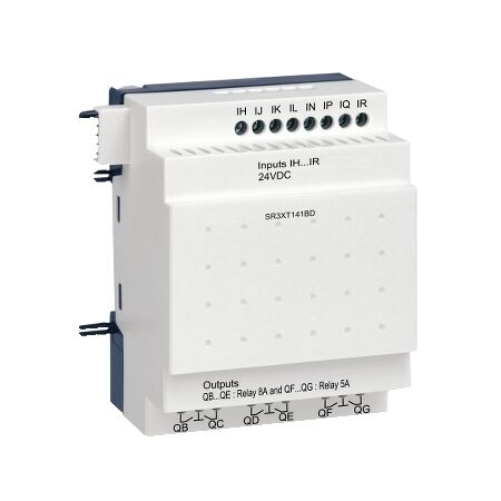 ZELIO Expansion 14I/O Module | 24V DC | DIN Rail Mountable | Compact Design | @Pack of 1 | by Clipsal