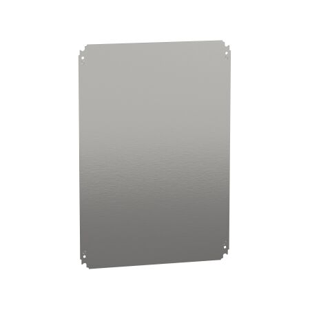 Plain Mounting Plate 700x500 | Steel Construction | Zinc-Plated Finish | Pre-Drilled Holes | @Pack of 1 | by Clipsal