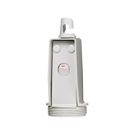 15A Suspended Switched Extension Socket | IP44 Rated | Heavy-Duty Construction | Grey Finish | @Pack of 1 | by Clipsal